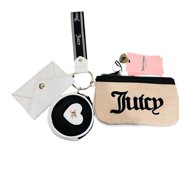 Juicy couture 3 piece wristlet NWT - Picture 1 of 8